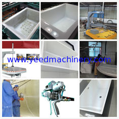 China acrylic/ABS bathtub/tray thermoforming/forming/making/molding machine/equipment/line supplier