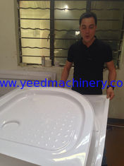 China acrylic shower tray making skills training--customer from Yemen, Tunisia supplier